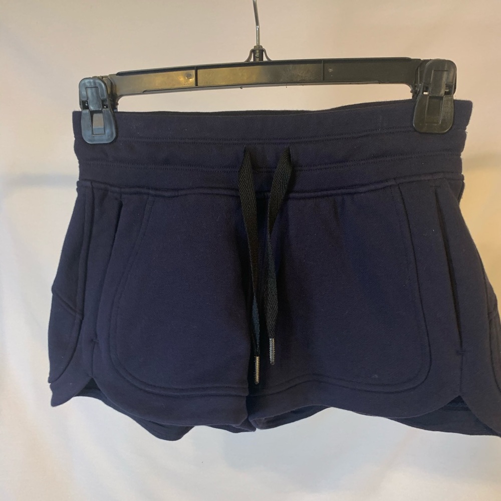 Lululemon navy lounge shorts